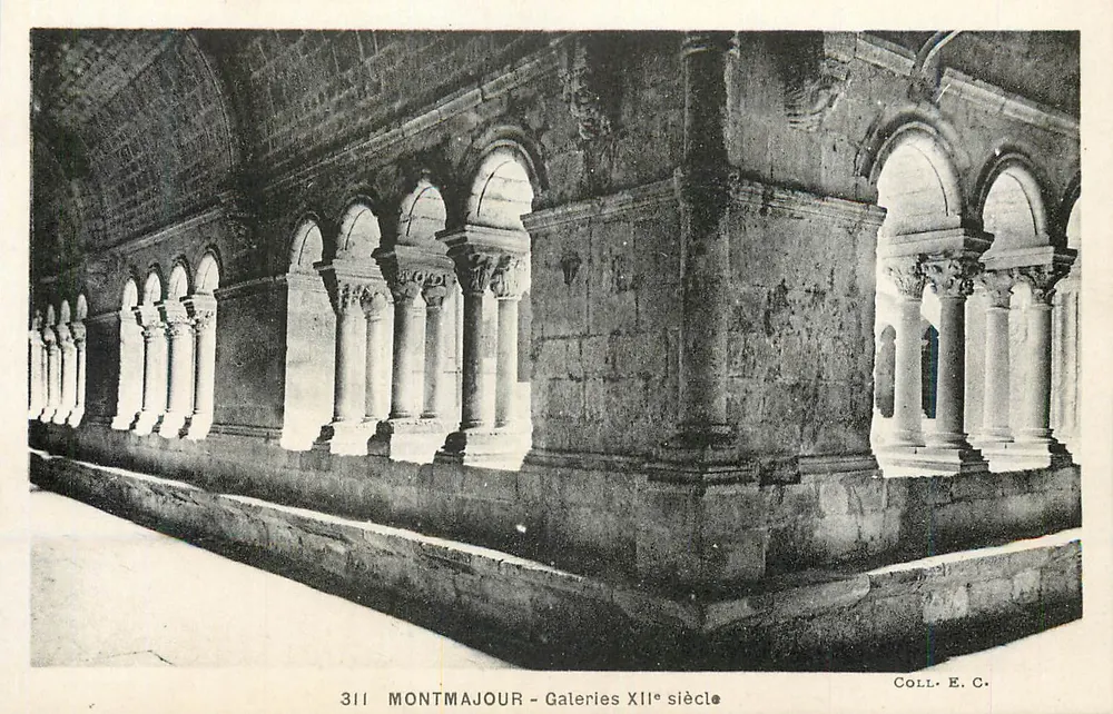 Montmajour — Galerias do século XII — Coleção E.C. n° 311 - Frente