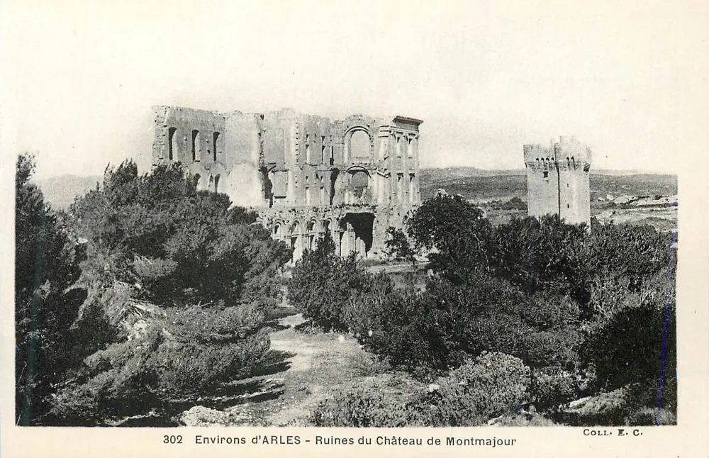 Umgebung von ARLES — Ruinen des Schlosses Montmajour — Coll. E. C. n° 302 - Vorderseite