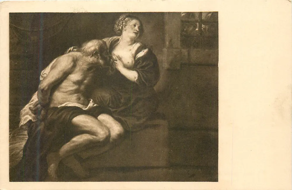 A Morte de Herodes — reprodução de uma obra de Rubens — editor não visível - Frente