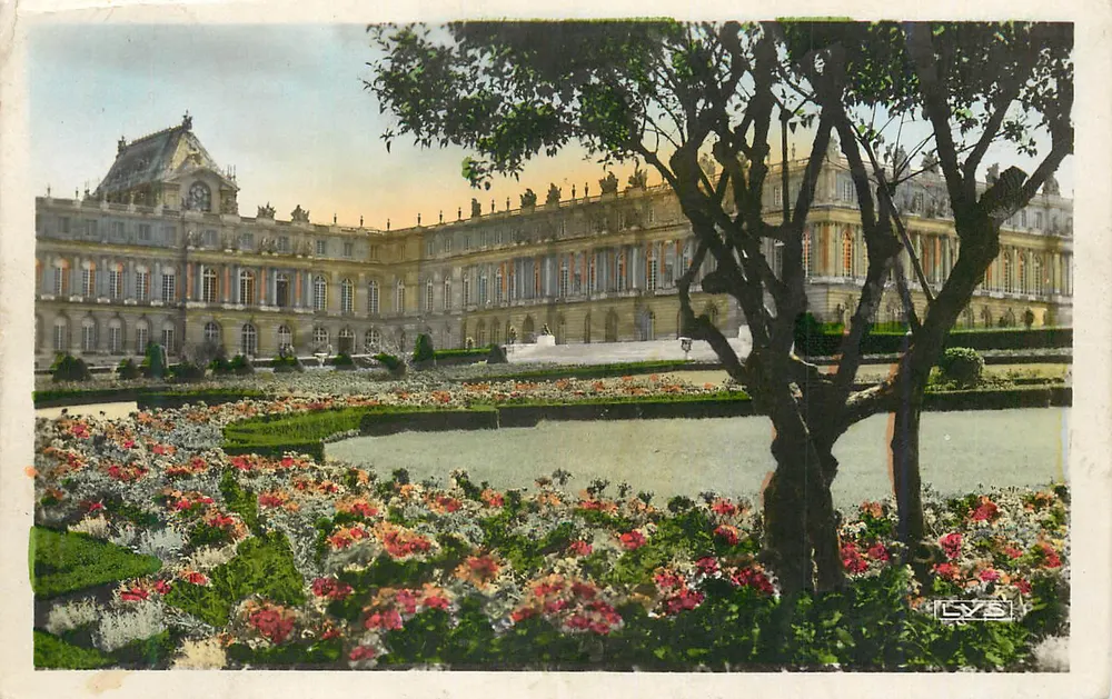 Château de Versailles — vue des jardins — éditeur LYS n° 158 - Recto
