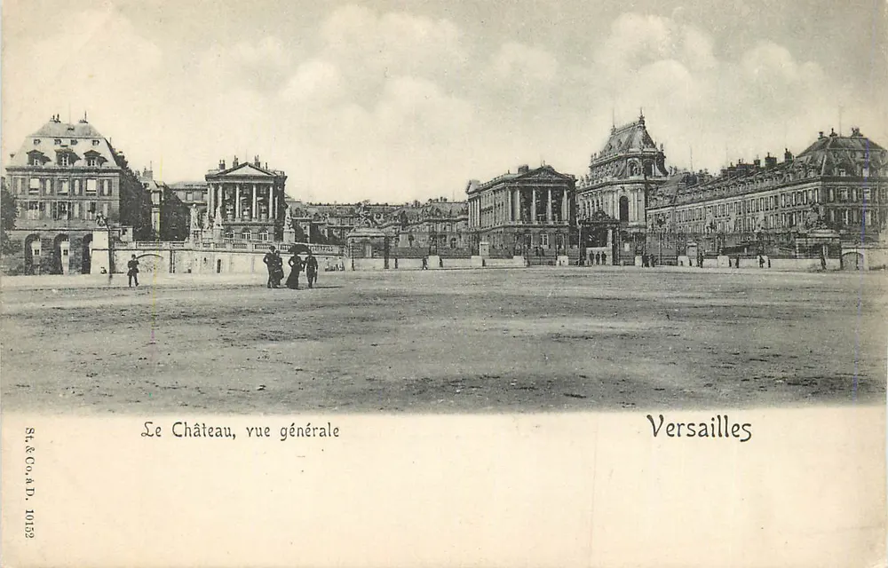 O Castelo, vista geral — Versailles — St.Ré.Ca.A.D. 10132 - Frente