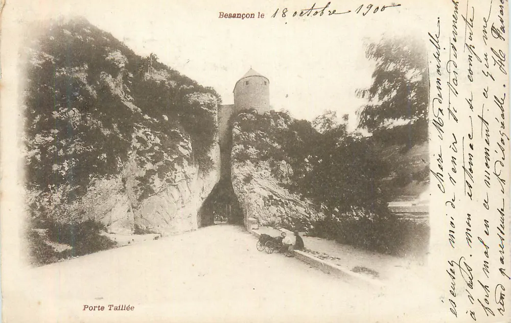 Porte Taillée — Besançon — éditeur inconnu, n° de série non visible - Recto