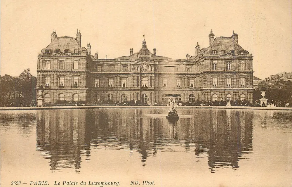 O Palácio do Luxembourg — Paris — ND. Fot. n° 2623 - Frente