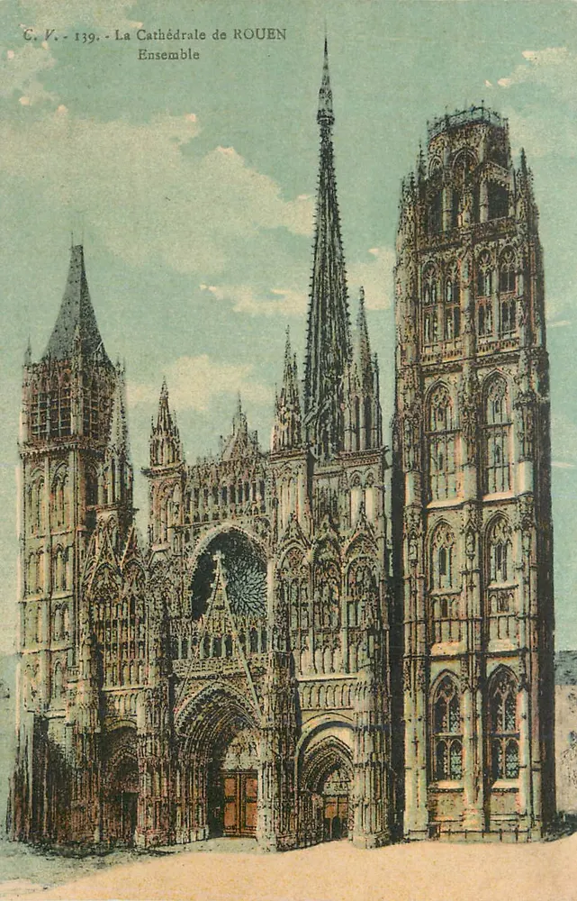 A Catedral de ROUEN — Conjunto — C.V. 139 - Frente