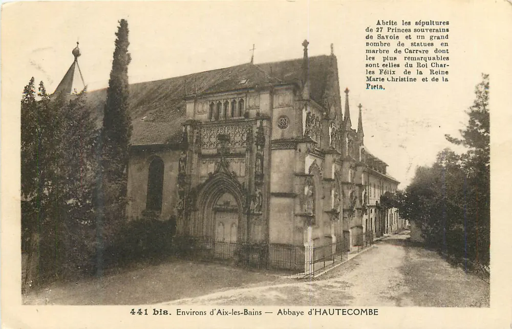 Abadia de Haute-Côme — Arredores de Aix-les-Bains - Frente