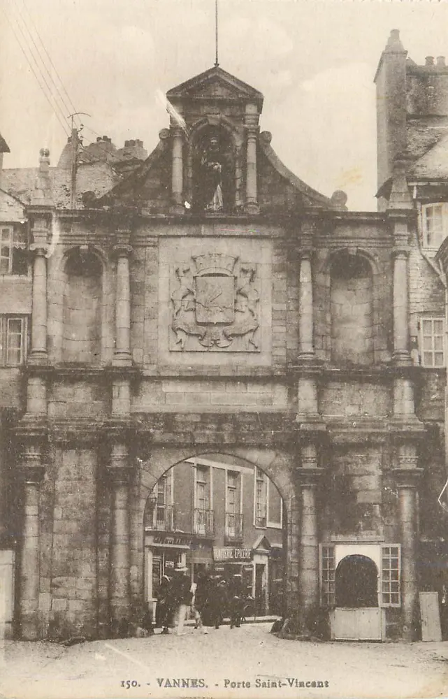 Vannes - Porta Saint-Vincent — editor anônimo, número de série 150 - Frente