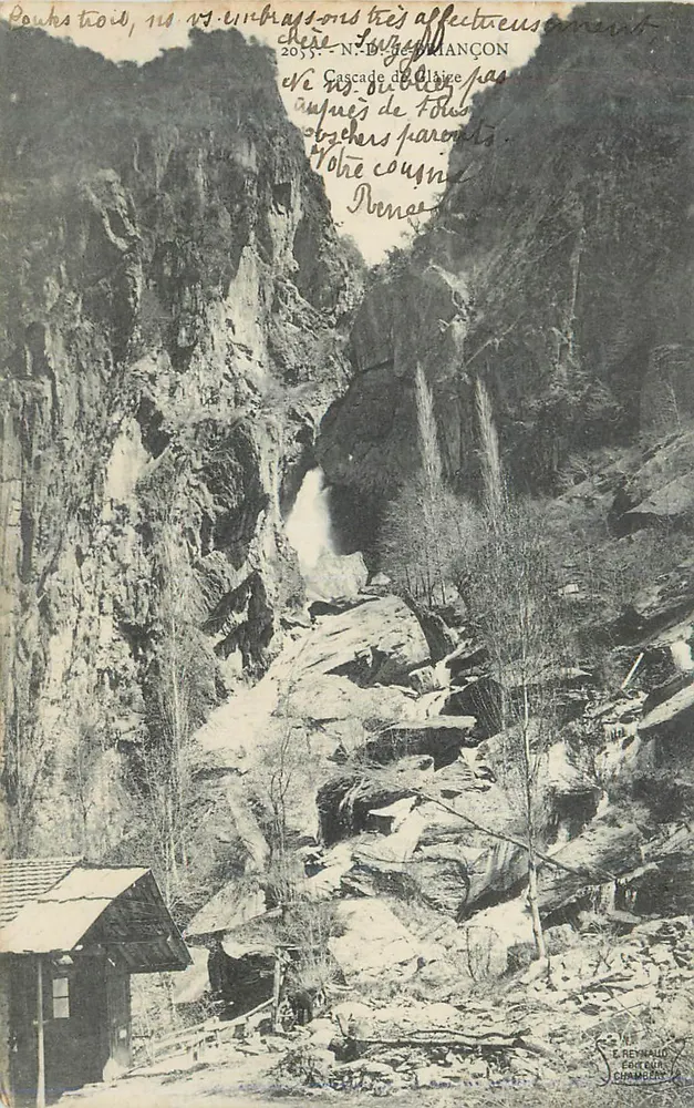 Cachoeira de Fôros — Editor E. Reynaldo, Échourgnac - Frente