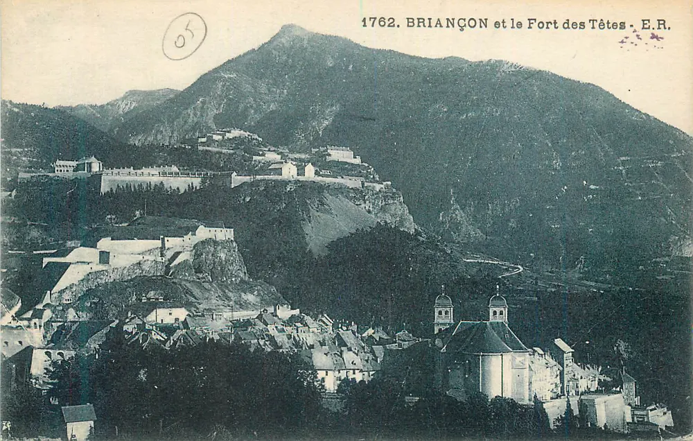 Briançon e o Forte das Cabeças — E.R. n°1762 - Frente