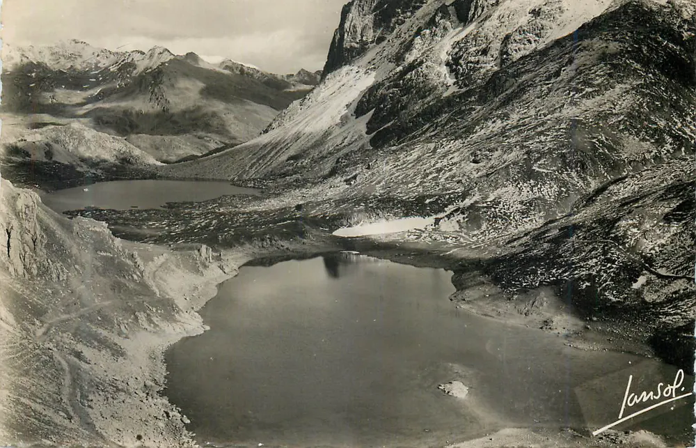 Lac de montagne — vue alpine — Janssot - Recto