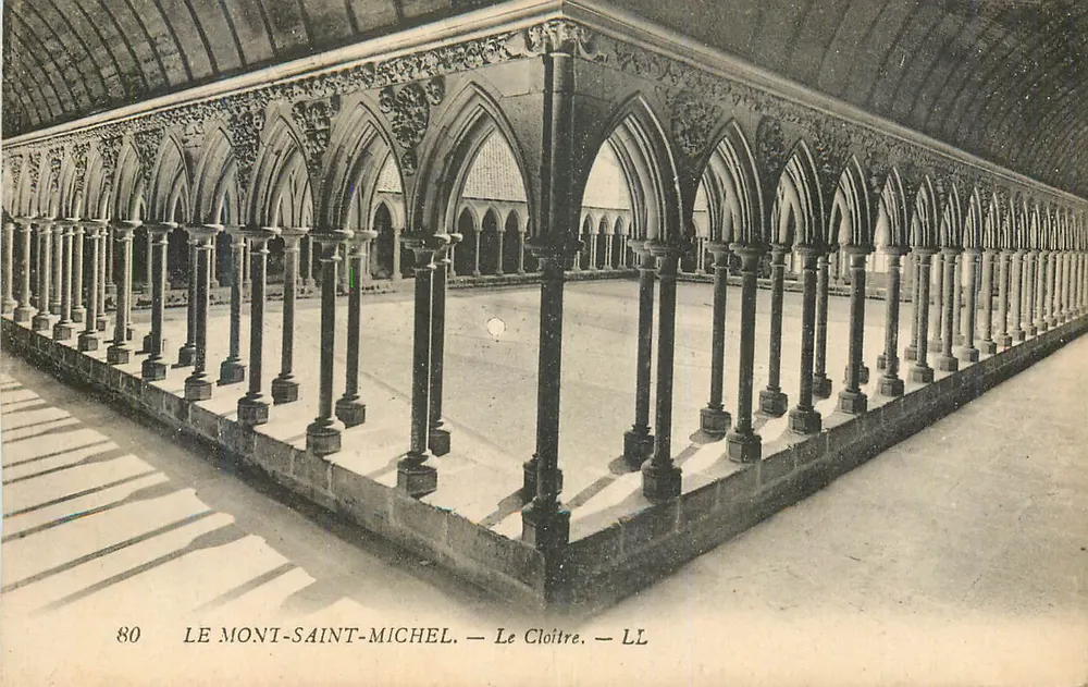 O Mont-Saint-Michel — O Cloître — LL - Frente