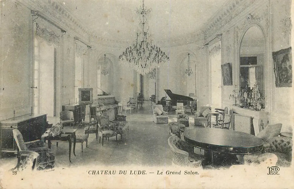 Castelo do Lude — O Grande Salão - Frente