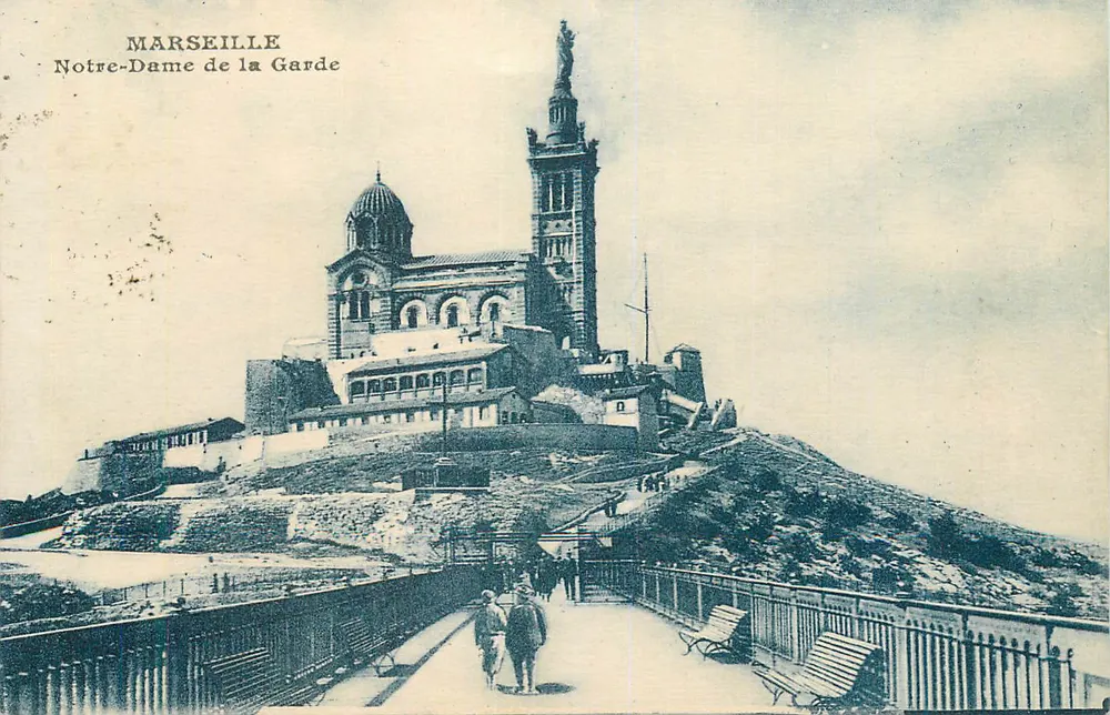 Marseille — Nossa Senhora da Guarda — vista panorâmica - Frente