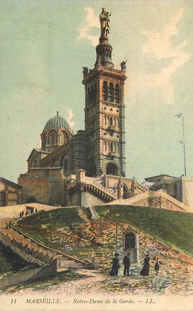 Marseille — Notre-Dame de la Garde — LL. - Front