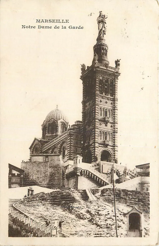 Marselha — Nossa Senhora da Guarda — editor não identificado, número de série não legível - Frente