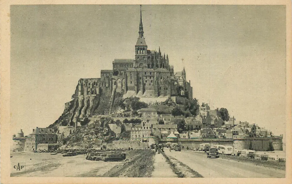 Monte Saint-Michel — vista panorâmica — editor C.A.P. - Frente