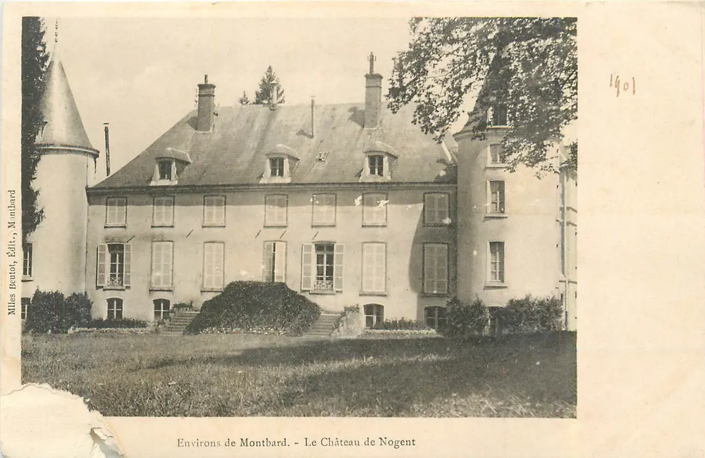 Dintorni di Montbard — Il Castello di Nogent — Millas Beutot, Editore, n°1401 - Recto