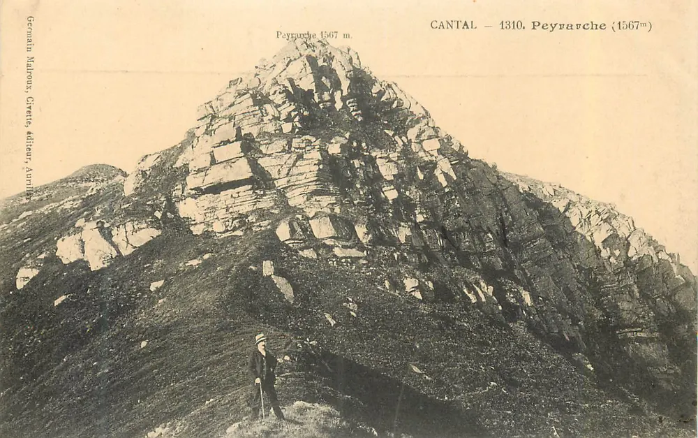 पेयरार्चे — 1567 मीटर के शैल चोटी — गर्नमैन मलरॉ, गिवेल, लेखक, ऑरिलैक - आगे
