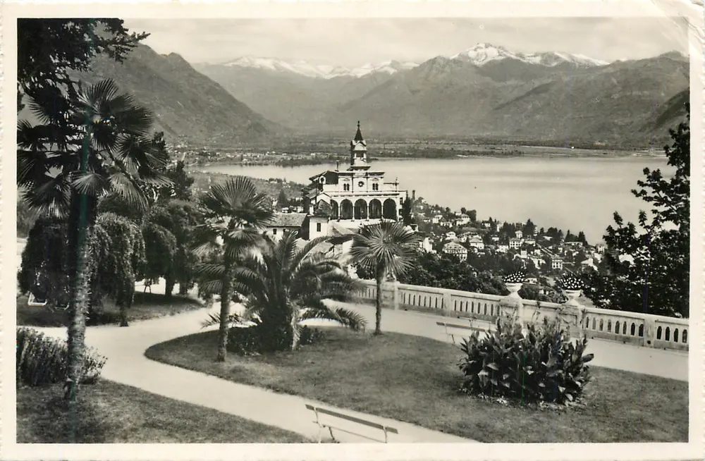 Vue du lac d'Annecy — éditeur non visible - Recto