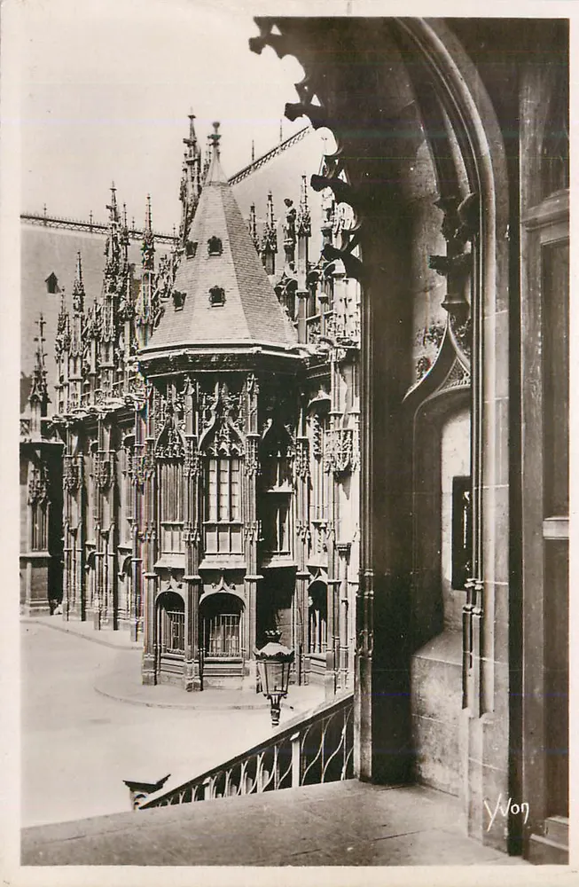 Ansicht des Klausurers der Straßburger Kathedrale — Yvon - Vorderseite