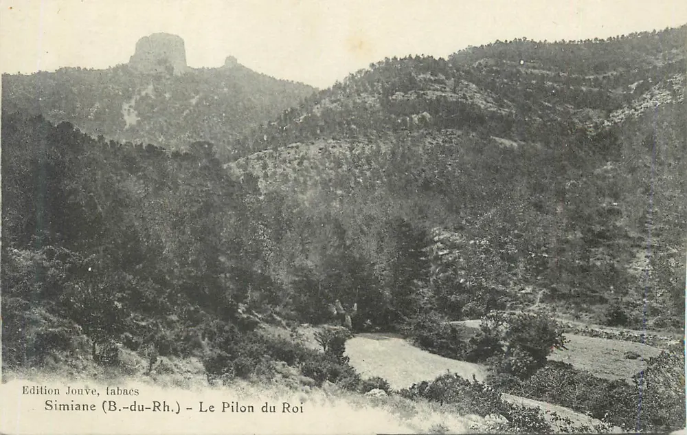 O Pilon do Rei — Simiane (B.-du-Rh.) — Edição Jouye, tabacs - Frente