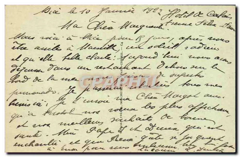 NICE — Algemene uitzicht genomen vanaf het Kasteel — JND Jhoc, n° 1140 - Achterkant