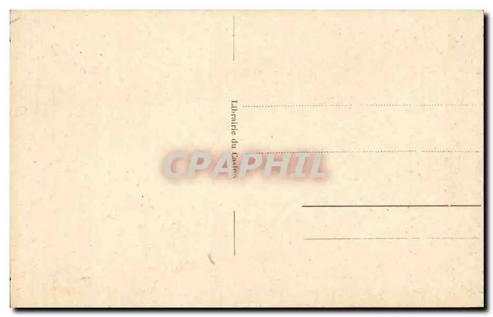 Vichy - O Chalet do Imperador — editor Livraria do Casino, n° 122 - Verso