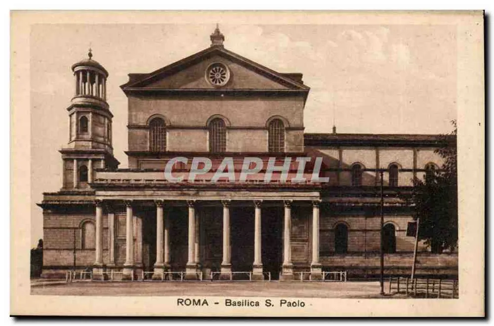 Roma - Basilica S. Paolo — Verlag Arti Grafiche A. De Alessandri, n° 29603 - Vorderseite