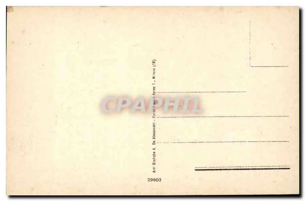 Roma - Basilica S. Paolo — Verlag Arti Grafiche A. De Alessandri, n° 29603 - Rückseite