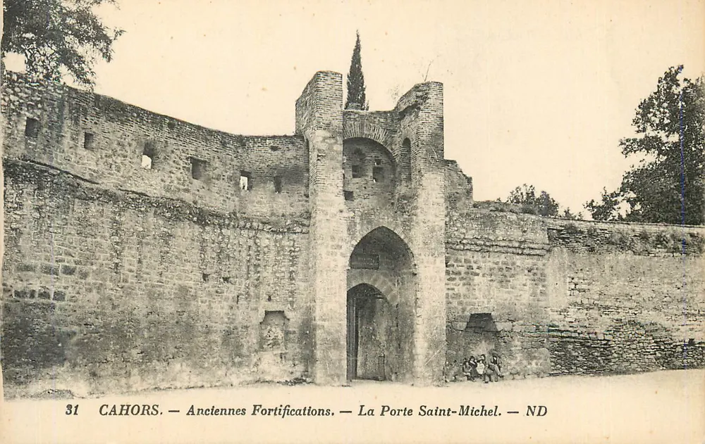 Cahors — Alte Befestigungen — Die Porte Saint-Michel — ND - Vorderseite