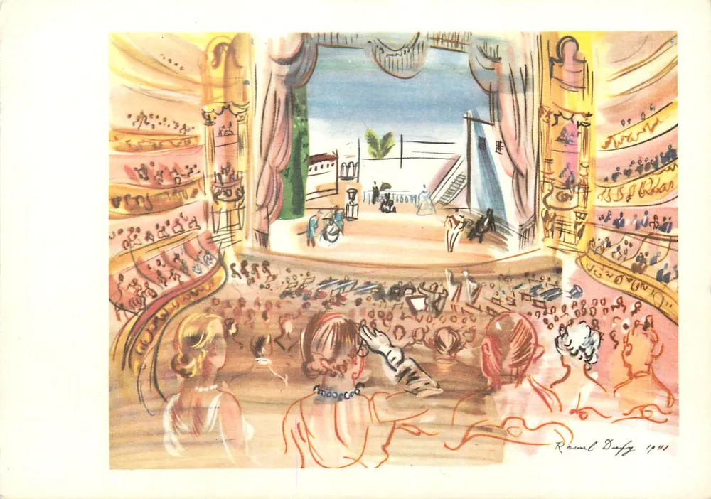 Espectáculo no teatro — R. Duffy 1941 - Frente