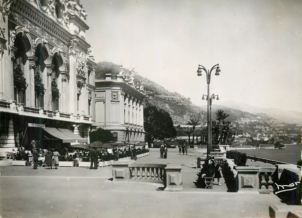 Monaco — Place du Casino — Panoramablick — unbekannter Verleger - Vorderseite