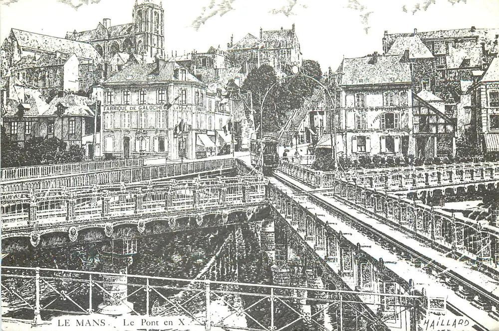 Le Mans — O Ponte em X — Maillard - Frente