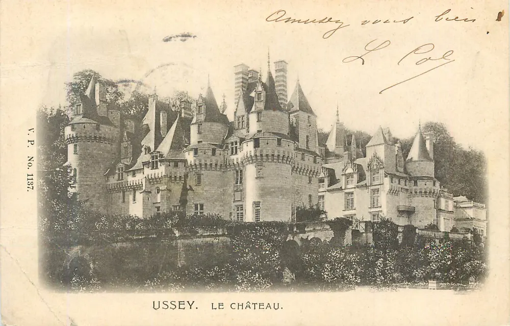 Ussey. Le Château — éditeur V.P. No. 1137 - Frente