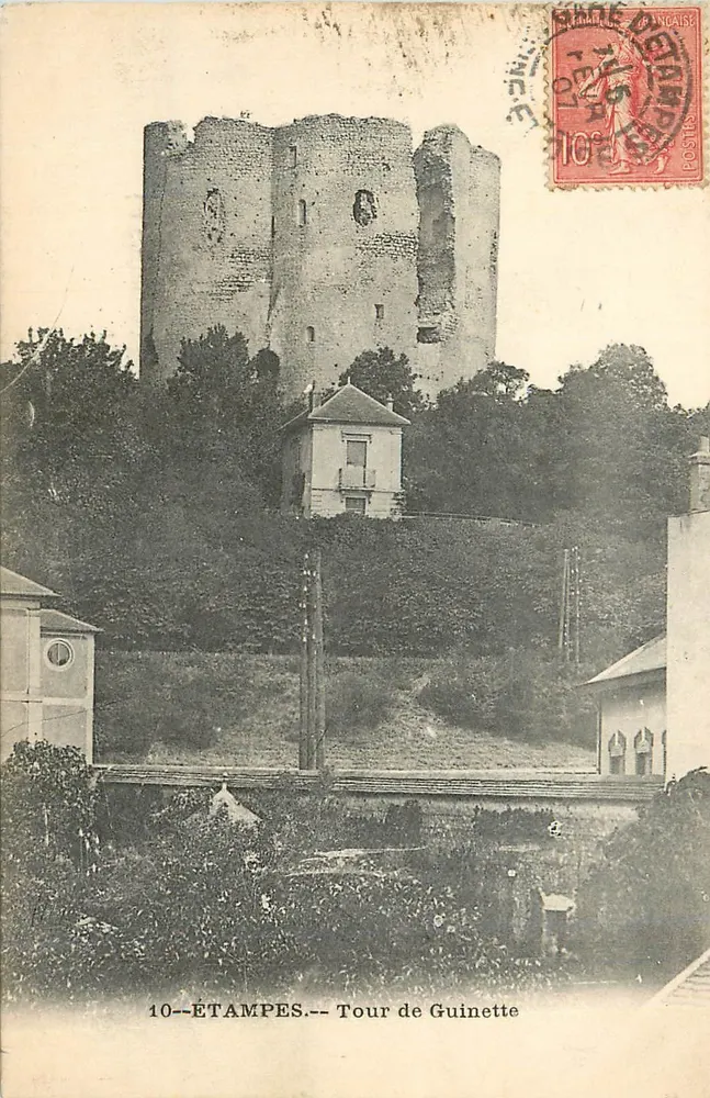 Étampes — Toren van Guinette — Uitgever onbekend, serie nummer 10 - Voorkant