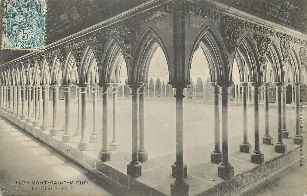 Mont-Saint-Michel — O Claustro — G.F. n°1427 - Frente