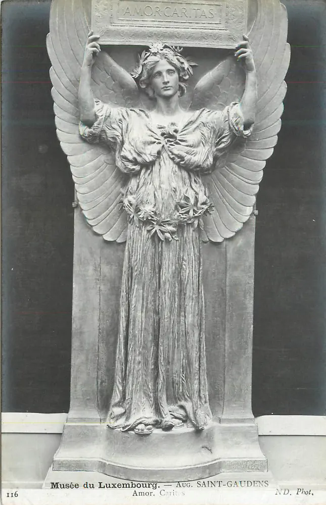 Amor Caritas — Museu do Luxembourg — Aug. Saint-Gaudens - Frente