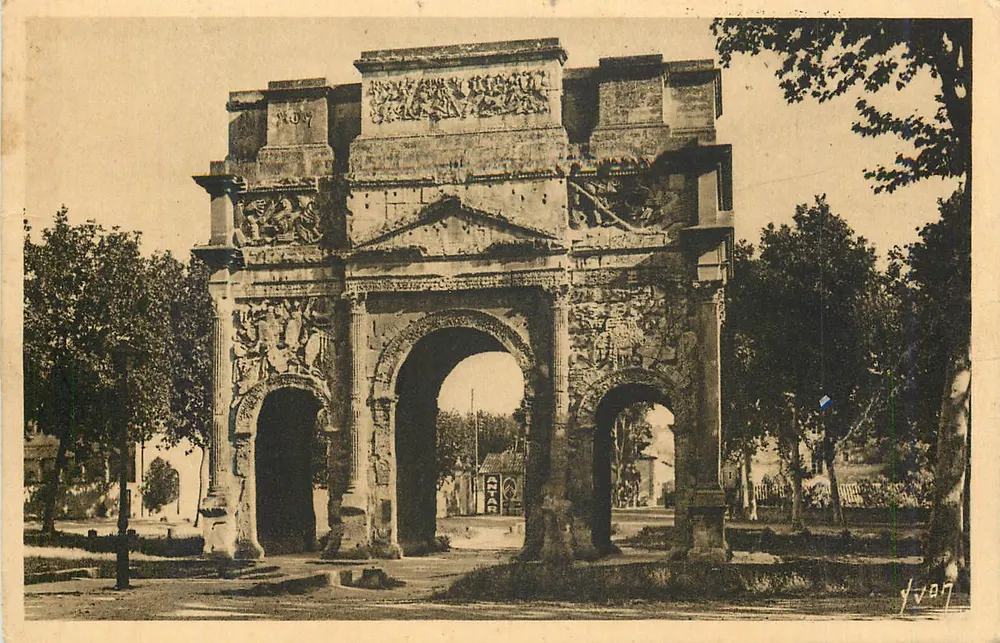 Arco do Triunfo da Estrela — Paris — editor anônimo, número de série não legível - Frente