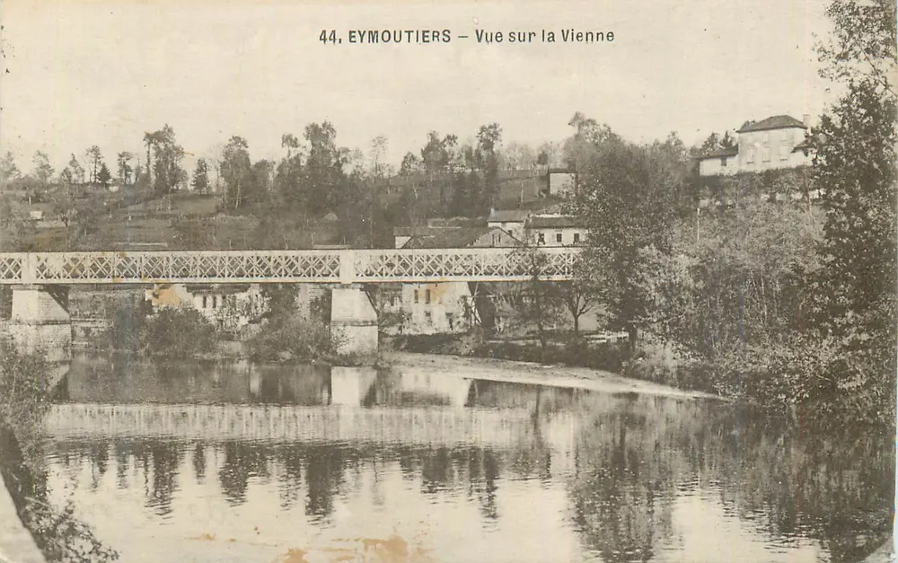 Eymoutiers — Vista sulla Vienne — 44 - Recto