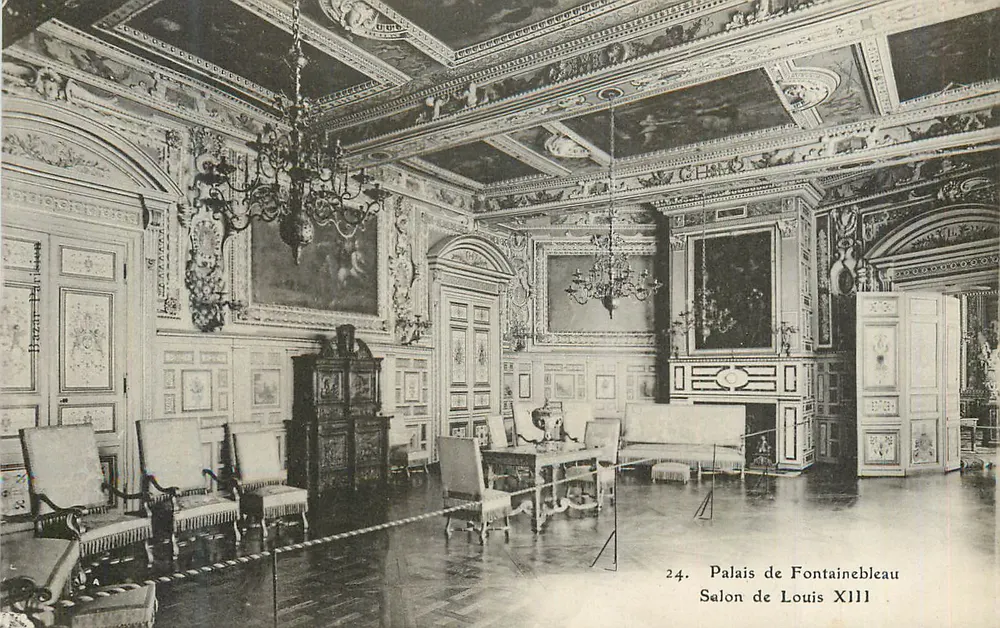 Palais de Fontainebleau — Salon de Louis XIII — n°24 - Vorderseite