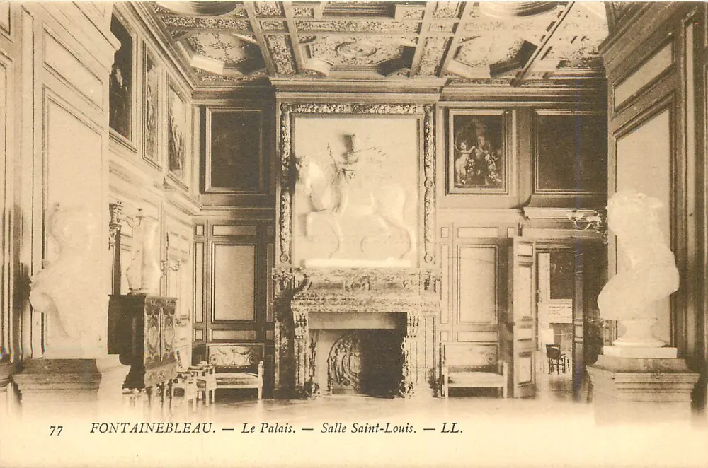 Fontainebleau — Le Palais — Salle Saint-Louis — LL. - Recto