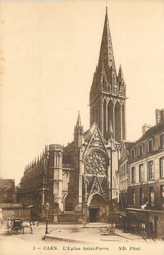 कैन — सेंट-पियर चर्च — एन.डी. फोटो. - आगे