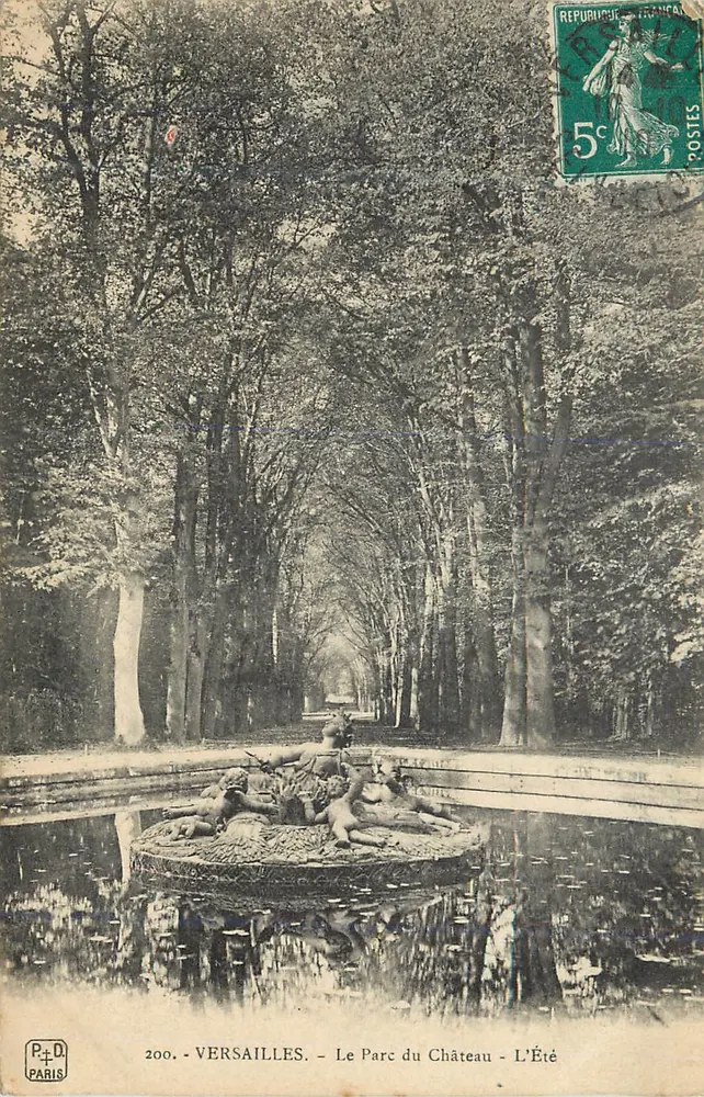 Versailles - O Parque do Castelo - O Verão — P.+D. Paris, n°200 - Frente