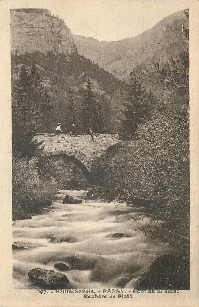 Passy - Pont de la Télaz - Rochers de Platé — Haute-Savoie, n° 297 - Vorderseite