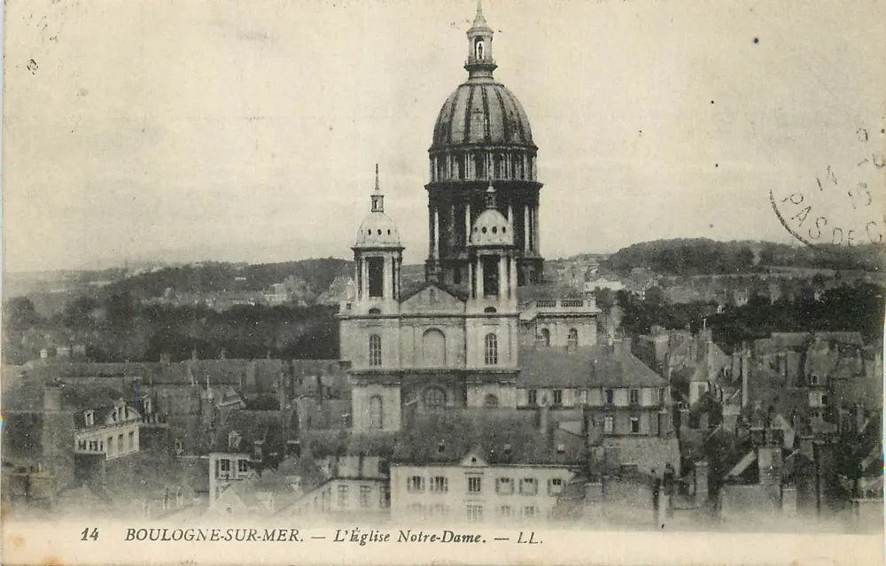 Boulogne-sur-Mer — Kirche Notre-Dame — L.L. n°14 - Vorderseite