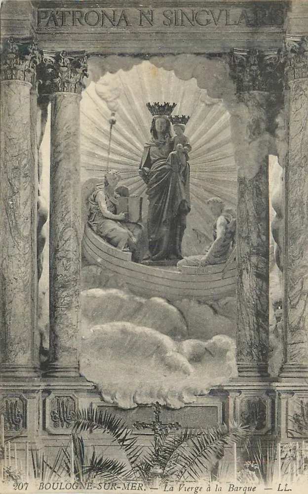 Boulogne-sur-Mer — La Vierge à la Barque — LL. — N° 207 - Recto