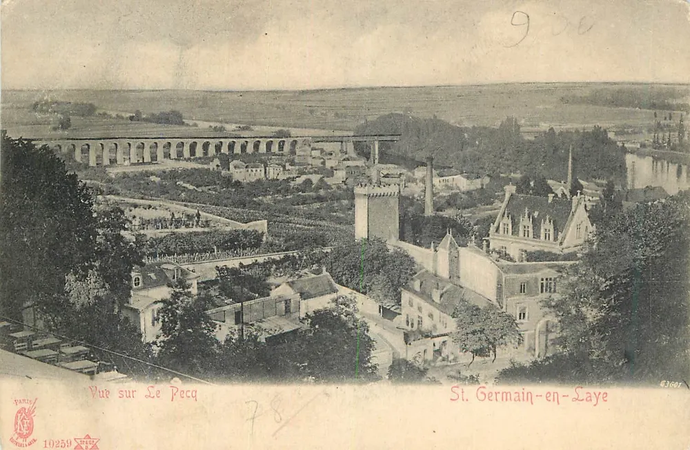 Vista de Le Pecq — Saint-Germain-en-Laye — Paris, editor n° 10259 - Frente