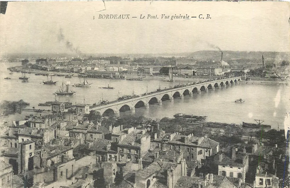 Bordeaux — O Ponte. Vista geral — C. B. - Frente