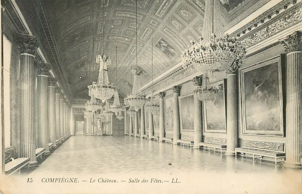 Compiègne — El Castillo — Sala de Fiestas — LL. - Anverso