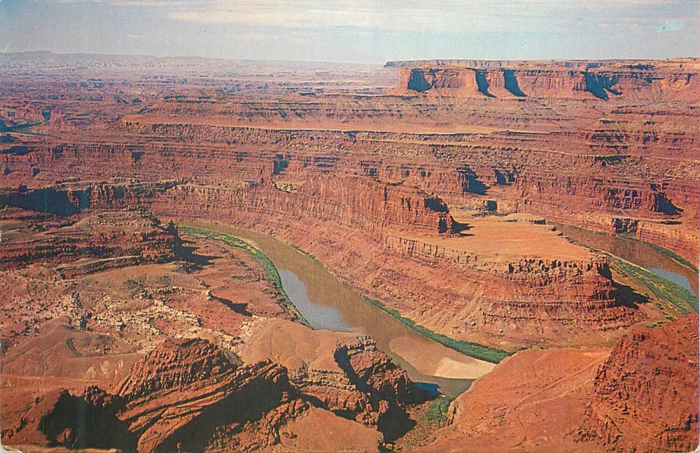 Grand Canyon — Luftbild des Colorado Rivers — unbekannter Verlag - Vorderseite