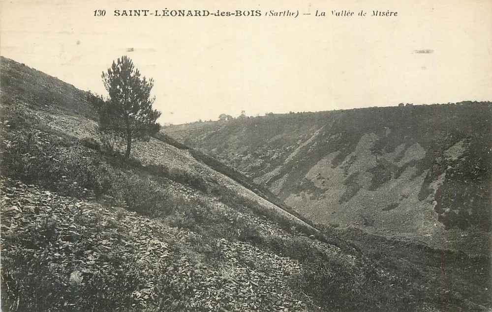 Saint-Léonard-des-Bois (Sarthe) — La Vallée de Mitsère — n° 130 - Recto